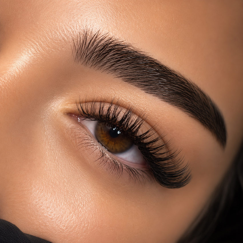 Volume lash extensions by Cilara Beauty in Richmond Hill